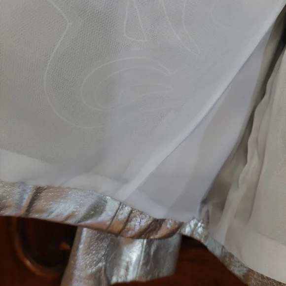 Chico's Siver cut out vegan leather blazer - Picture 4 of 8